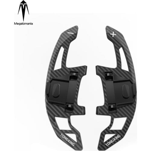 Carbon Fiber Paddle Shift When replacing Extension Shifter For vw MK7/GTI/GTS/R/Rline/GTD Steering Wheel