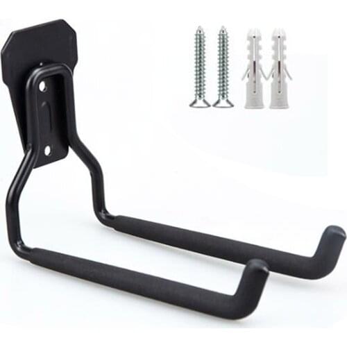 Garden Metal Hook Wall Water Mount Hose Holder Rack Duty Steel Storage Stand Outside Yard Home Hanger