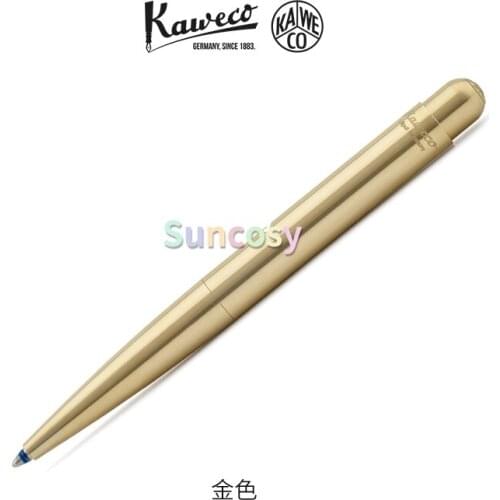Kaweco Liliput Brass Cap Retractable Ballpoint Pen,0.1mm, Signature Office Gifts ,Ideal for Taking with You