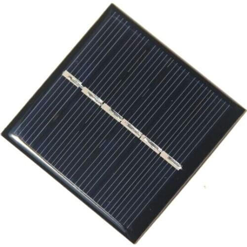 BUHESHUI 0.42W 3V Solar Panel Solar Cell Polycrystalline DIY Solar Toy Panel For Led Light Education Kits 54*54MM Free Shipping