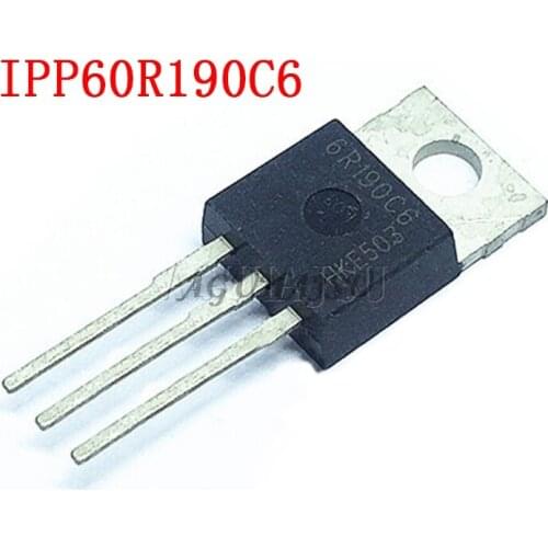 10pcs IPP60R190C6 6R190C6 TO-220 600V 18A new original