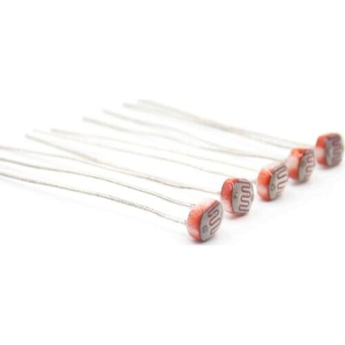 20pcs x 5528 Light Dependent Resistor LDR 5MM Photoresistor wholesale and retail Photoconductive resistance