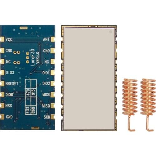 4pcs/lot Lora1276F30 - 500mW 915MHz / 868MHz LoRa Module | High sensitivity (-139dBm) sx1276 RF transceiver