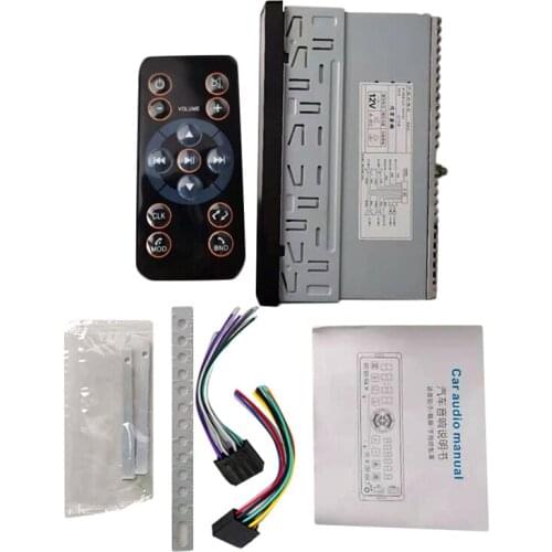 1Din Car Radio 6.5Inch with Gesture Contact Control MP3 Player DC12V 2USB 25Wx4 Bluetooth AUX ISO for Car