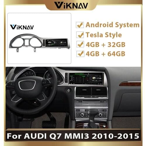 Car GPS navi 10.25” for-Audi Q7 2005 2006 2007 2008 2009 2010-2016 android multimedia radio player auto stereo HD Screen WIFI