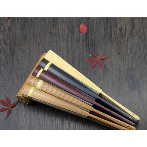 Large Blank White Hand Fans Rice Paper Chinese Folding Fan Painting Adult Calligrapher Fine Art Program Bamboo Fan 10" SN3029