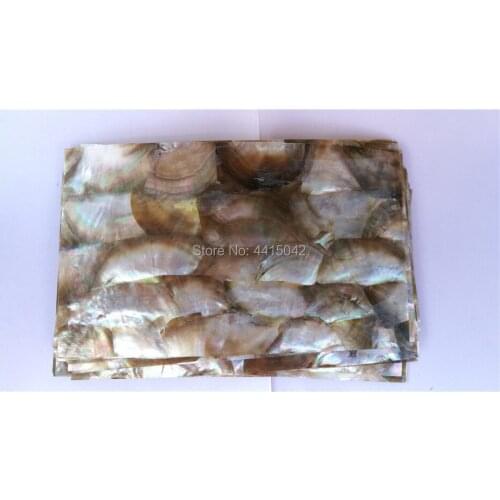 Black mother of pearl mosaic laminate for wood and musical instrument inlay decoration 10pcs/lot AL044