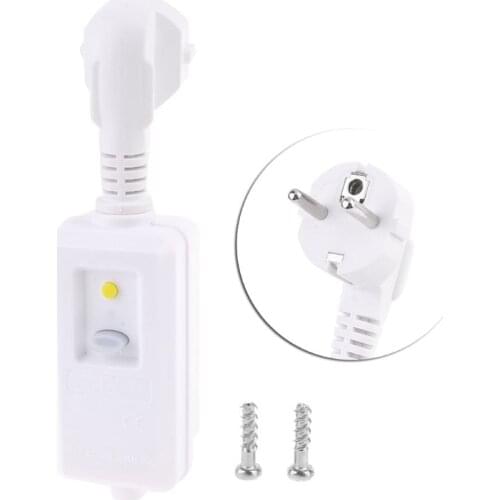 European Standard 16A AC 220-240V Household Leakage Protection Plug Automatic Cut off Power Safety Socket