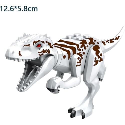 [MOC Hub] Jurassic Dinosaur Building Blocks Toys Park Compatible Major Brand Gifts Simulation Animal Rex Raptor