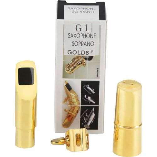 Soprano Saxophone Mouthpiece High Quality Woodwind Accessories 5C/6C/7C/8C Metal Sax Mouth Musical Instrument Parts With Cap