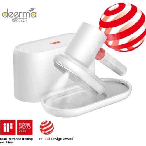 New Deerma HS200 2 In 1 Garment Steamers/Flat Iron 1000W Portable Steam Ironing Machine 110ml Water Tank 1000W