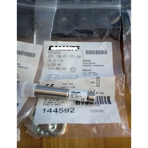 NEW Photoelectric Diffuse Sensor BOS 12M-PS-1PD-S4-C