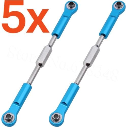 Wholesale 5Pairs/Lot HSP 860015 Rear Upper Suspension Arm Upgrade Parts for 1:8 Nitro Off Road Monster Truck RC Car CNC 94762