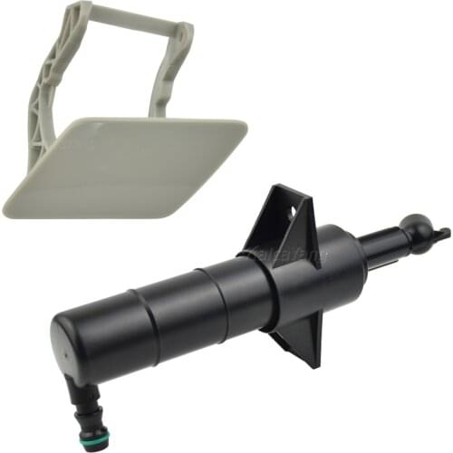 Pair LH/RH Front Headlight Washer Nozzle jet &Cover Cap For Mer cedes-Benz Class C W204 GLK280 GLK300 X204 GLK350 2010-2013