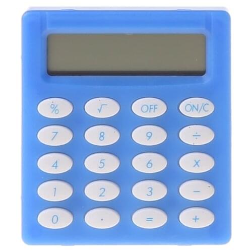 Mini Portable Electronic Calculator Candy Color Pocket Calculator for students School Use Supplies