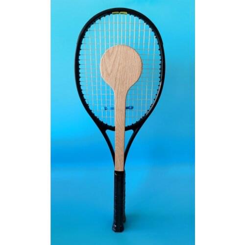 Tennis Sweet Spot Racket Wooden Tennis Spoon Swing Training Racket Accuracy Practice Racket Batting Hitting Equipment