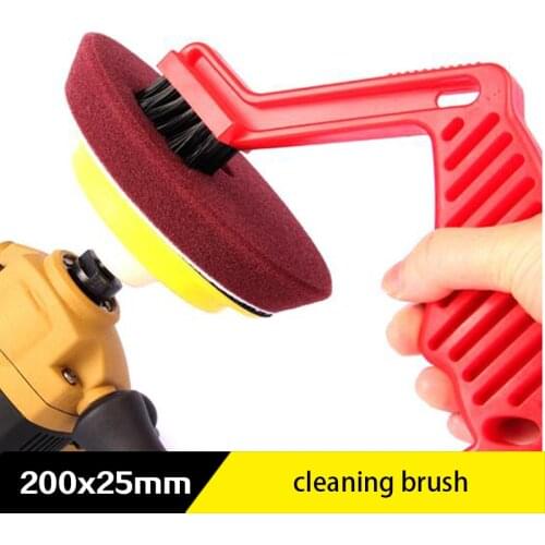 All Purpose Polishing pad Cleaning Brush Waxing Buffing Handle Cleaning Brush fou cleaning Buffing pads