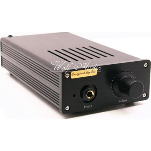 New Black Finished WF5SE MOS-FET Pure Class A HiFi Headphone Amplifier Stereo Mini Amp Audio