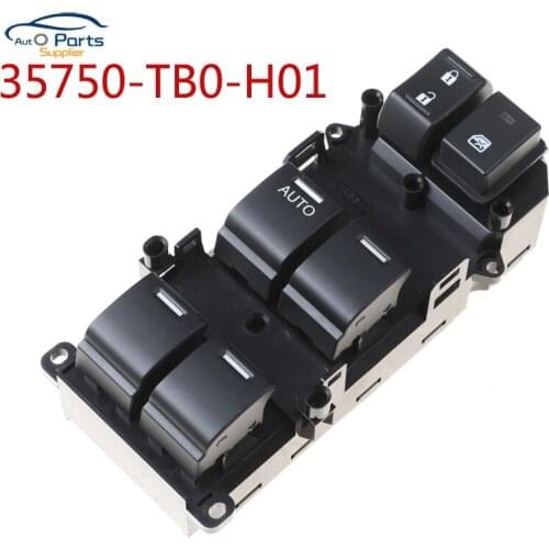 High Quality Power Master Window Switch Assy For HONDA ACCORD CP2 CP3 2008-2012 OEM:35750-TB0-H01 For Left Hand Drive Only