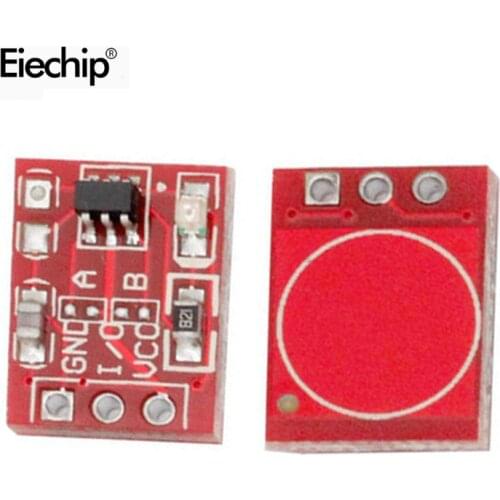 10PCS TTP223 Touch Key Switch Module Touching Button Self-Locking/No-Locking Capacitive Switches Single Channel Diy Electronic