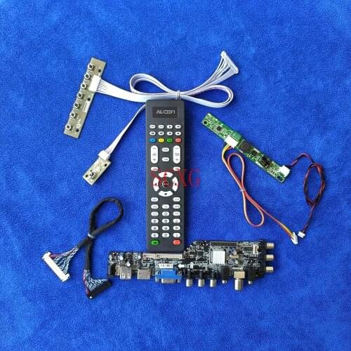 1366*768 For LM185TT1A/LM185TT2A/LM185TT3A/LM185TT4A LED/LCD USB VGA HDMI-compatible LVDS 30-Pin Digital KIT Screen drive board