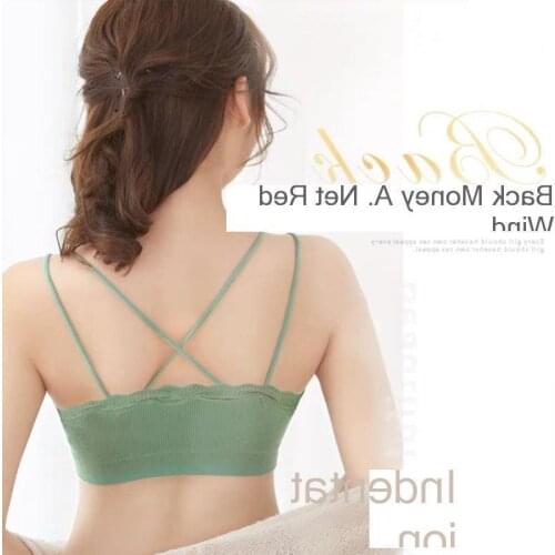 2019 fashion Sexy bras with no underwire Sexy bra padded women intimates underwear backless Deep V black fashion bar