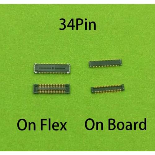 34pin LCD Display Screen FPC Connector for Samsung GALAXY J2 2015 J200 J200F J200Y H J2Pro J250 J250F J250H Logic On Board Flex