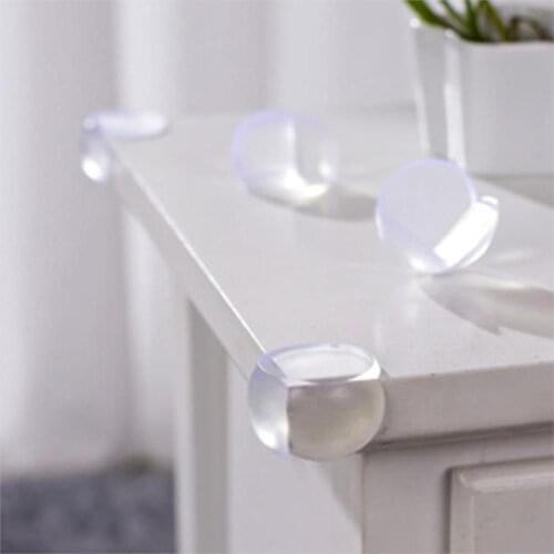 4Pcs Safety Silicone Protector Table Corner Edge Protection Cover Children Anticollision Edge & Corner Guards
