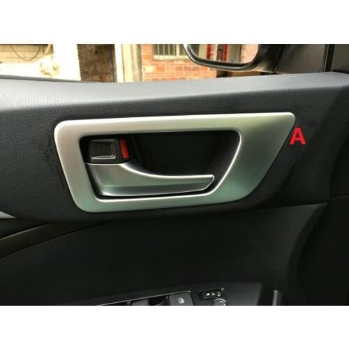 Auto interior accessories, car inner door handle trim sticker for toyota Highlander 2015,ABS chrome