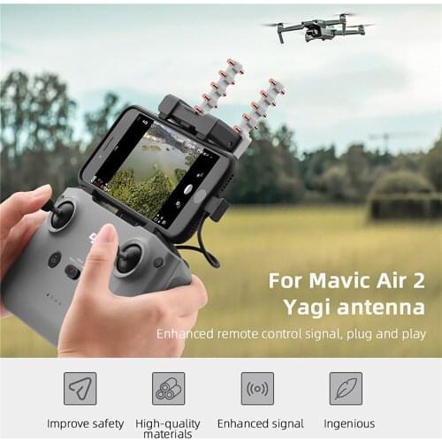 For DJI Mavic Air 2 Signal Booster Antenna Range Extender Remote Controller Signal Antenna Amplifier For Mavic Air 2 Accessories