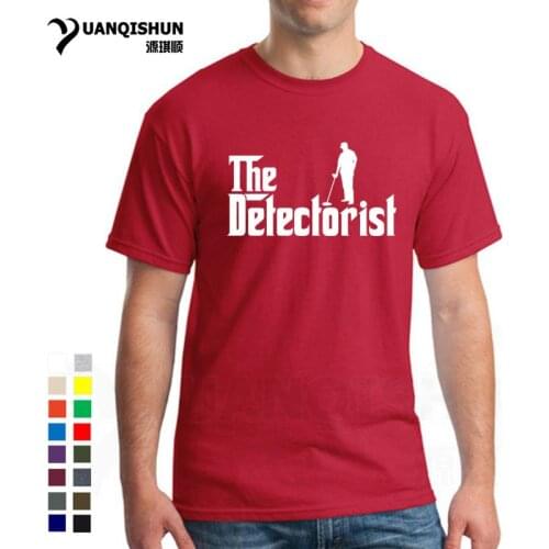 The Detectorist Tshirt Metal Detecting Mens T-Shirt Fashion Design Metal Detector Treasure T Shirts Fashion 16 Colors Tops Tee