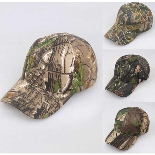 2021 New Camouflage Baseball Cap Men Outdoor Hunting Camouflage Jungle Leaves Hat Airsoft Tactical Hip Hop Adjustable Casquette