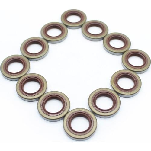 12Pcs/lot Crankshaft Crank Oil Seal Kit Fit HUSQVARNA 51 55 254 257 262 346 XP 357 359 353 351 Chainsaw Replace Parts