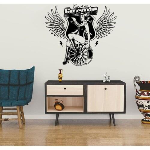 Beauty Stickers Car Repair Removable Art Vinyl Wall Decals For Garage Decor Sticker On Wall Garage vinilo para garaje DW20543
