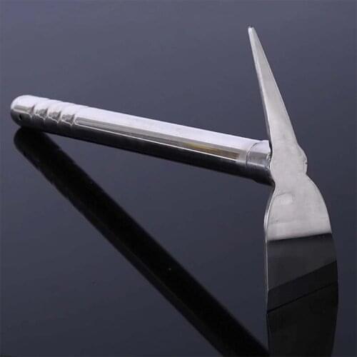 M89B 15 inch Multipurpose Weeding Excavator Hand Rake Handle Design Metal Rake Stainless Steel Rake Hoe Farm Garden Tool