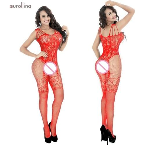 New Sexy Lingerie Jumpsuit Women Bodysuit Sexy Costumes Fishnet Stockings Clothing Set Hot Bodystocking Erotic Bodysuit Lingerie