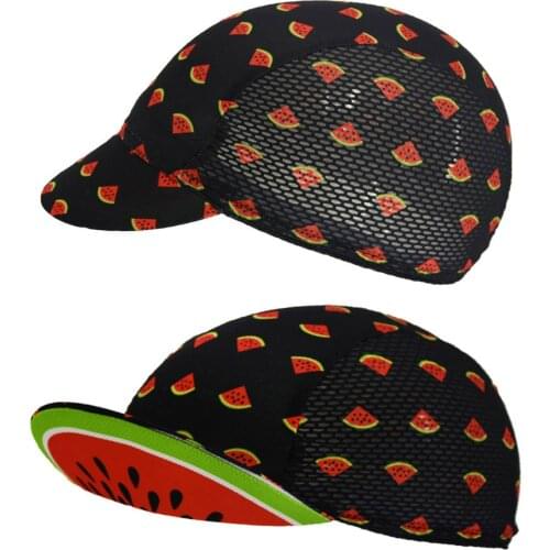 New watermelon cycling caps green riding hat safety breathable black bicycle headwear