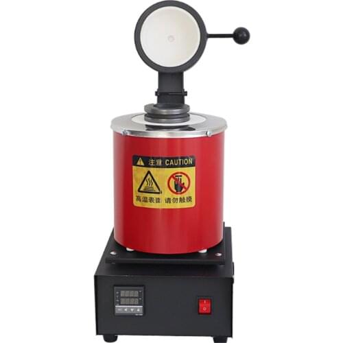 Gold Melting Furnace 1100 Celsius Digital Melting Furnace Machine Heating Capacity 1400W Casting Gold Silver Jewelry Tools 2KG