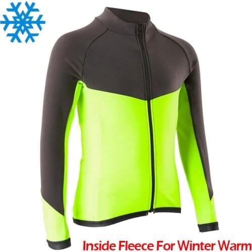 Pro Team 2021 Quality Winter Thermal Fleece Cycling Jersey Clothing Bicycle Mtb Bike Downhill Shirt Men Long Sleeve Uniform Tops
