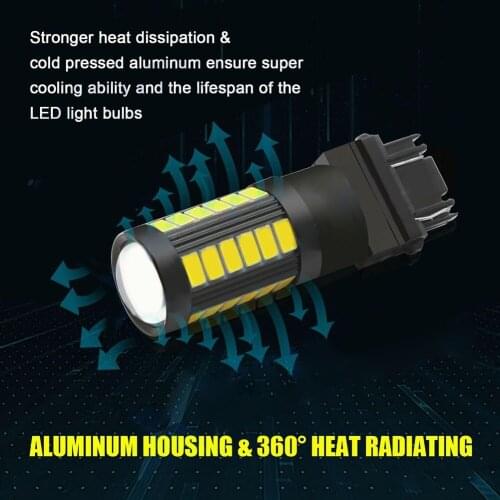 Fog LED Bulbs For Chevy Silverado 1500 7440 800LM DRL Daytime Running Light