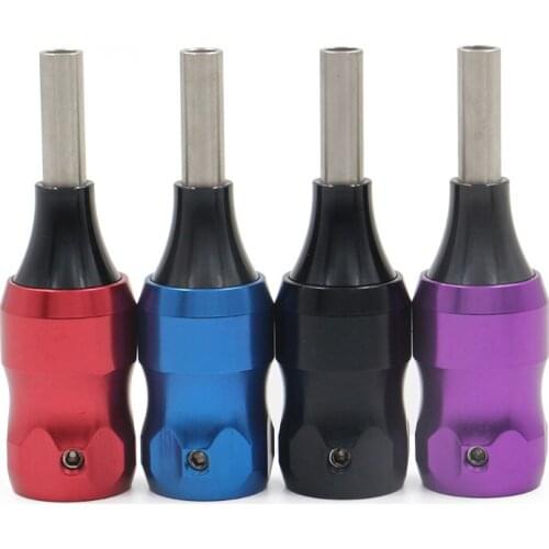 QINK 25mm Aluminum Alloy Tattoo Grip Tattoo Machine Handle With Short Small Needles For Tips