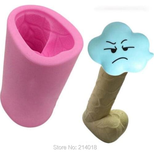 Sexy Penis Cake Mold Silicone Male Genital Organ Mold Soap Candle Cake Bakeware Chocolate Moulds Rubber PRZY 001 Eco-friendly