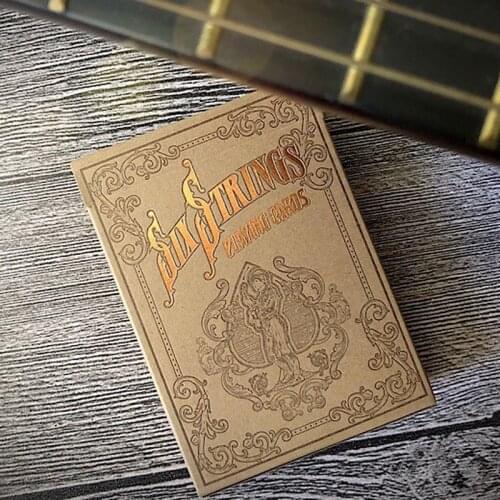 Six Strings Playing Cards Poker Size Deck USPCC Custom Limited Edition Sealed Magic Deck