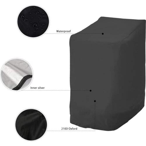 Stackable Lawn Chair Cover Waterproof Oxford Fabric Outdoor Chair Cover Armchair Cover Protect Garden Chair CLH@8
