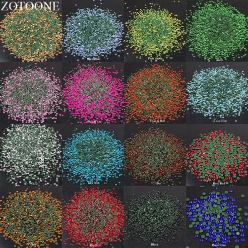 Iron On Strass Crystals Hotfix Flat Back Mixed Nail Art Glass Rhinestones Pink Stones DIY For Clothes Decoration 1440pcs D