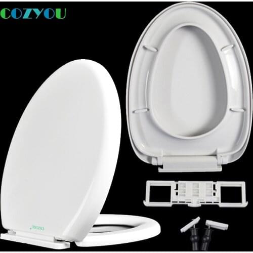 Elongated soft close Toilet seat PPQuick-Release above installation slow close length 453 to 500mm,width 340 to 360mm GBP17270PV
