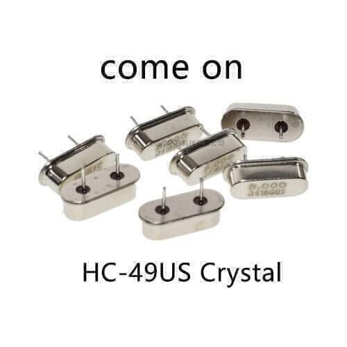10pcs Short foot HC-49S in-line quartz crystal crystal 12.288MHZ 12.288M resonator