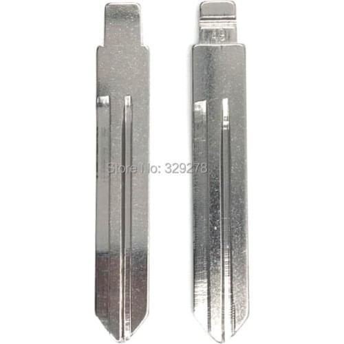 10pcs/lot NO.49 Metal Blank Uncut Flip KD Remote Key Blade Type #49 for Nissan
