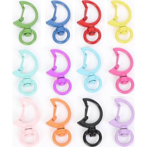 10pcs/lot Moon keychain Ring For Key Chain Keychain Diy Jewelry Making Sleutelhanger Key Rings Wholesale