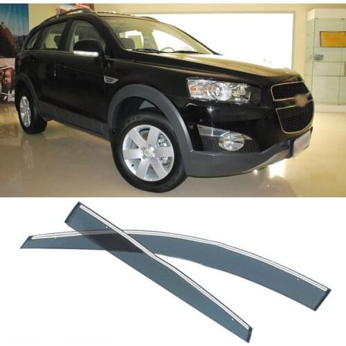 Jinke 4pcs Blade Side Windows Deflectors Door Sun Visor Shield For Chevrolet Captiva